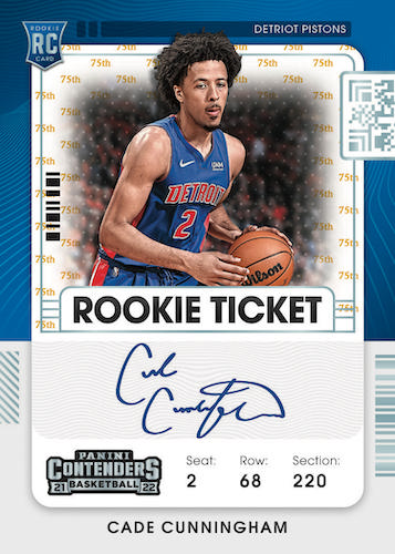 2021-22 Panini Contenders Basketball Blaster Box