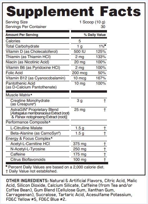 ON Gold Standard Pre-Workout 300grams