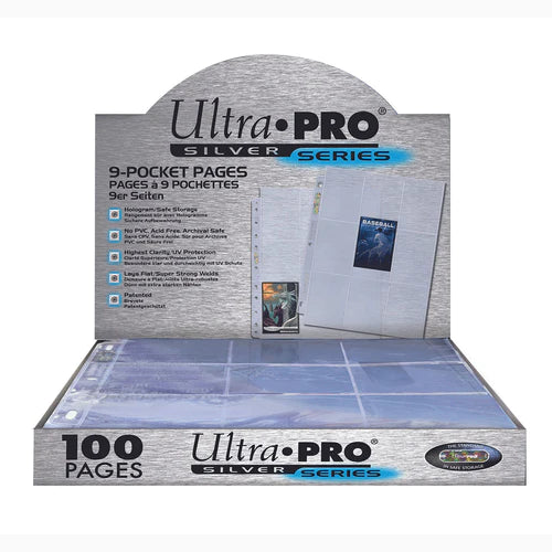 Ultra-Pro Silver Series 9-Pocket Pages for Standard Size Cards