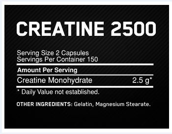 ON Creatine 2500 Capsules