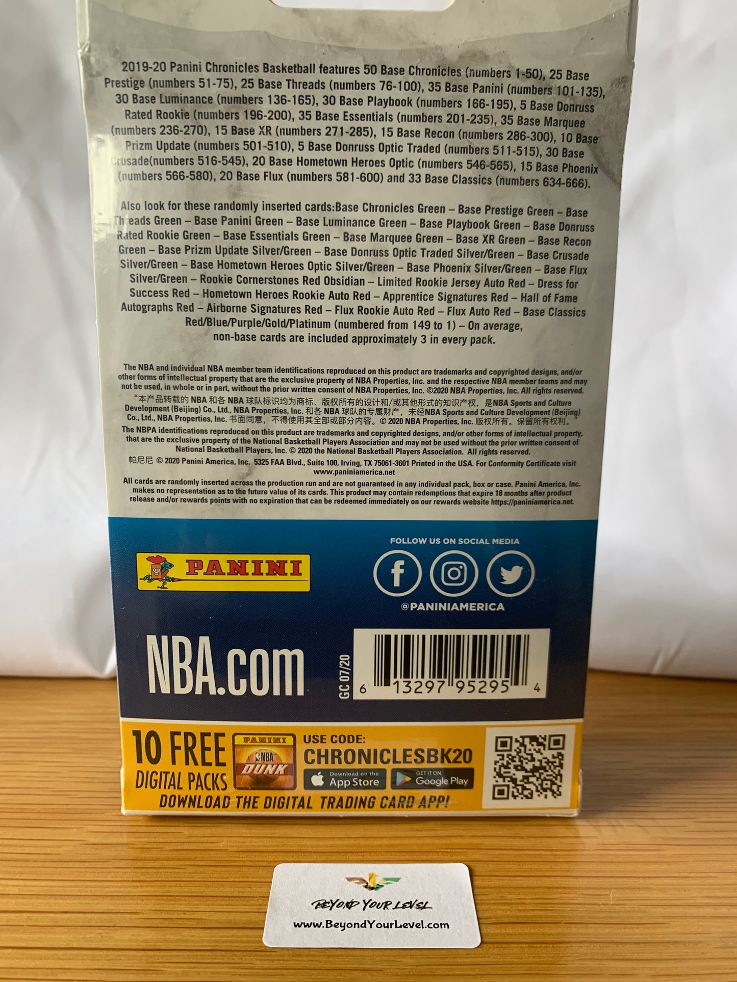 2019-20 Chronicles Basketball Hanger box